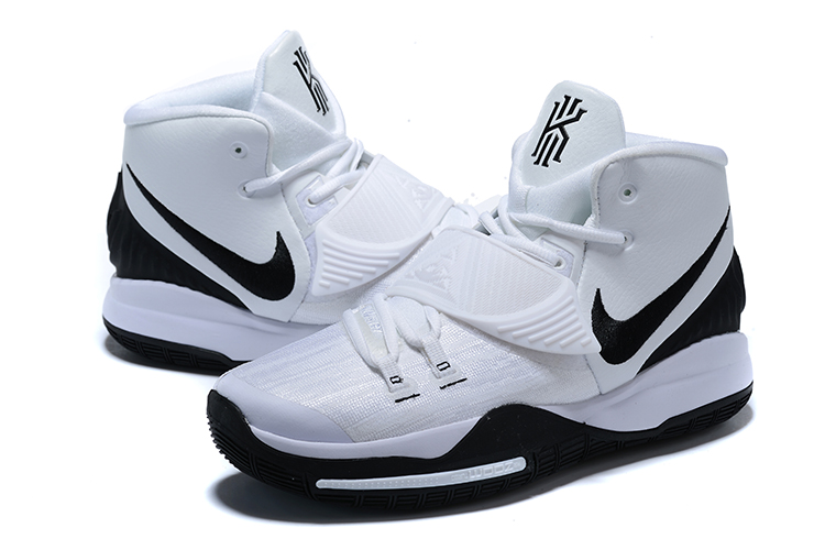 2020 Nike Kyrie Irving VI White Black - Click Image to Close